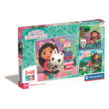 Clementoni Gabi babaháza Playland 3x48 db-os puzzle Clementoni puzzle, kirakós