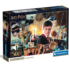 Clementoni Harry Potter - A varázsvilág relikviái 1500db-os compact puzzle - Clementoni puzzle, kirakós