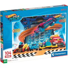 Clementoni Hotwheels 104db-os super puzzle - Clementoni puzzle, kirakós