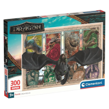Clementoni Így neveld a sárkányodat sárkányok és hősök 300db-os puzzle - Clementoni puzzle, kirakós