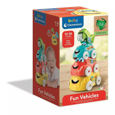 Clementoni Jármű építőjáték fun 4 db-os készségfejlesztő
