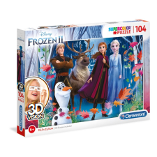 Clementoni Jégvarázs 2 3D Vision puzzle 104db-os (20611) (c20611) puzzle, kirakós