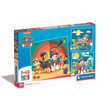 Clementoni Mancs Őrjárat Beach 3x48 db-os puzzle Clementoni puzzle, kirakós