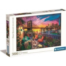 Clementoni Manhattan balcony sunset Kirakós játék 3000 db Város (33552 CLM) puzzle, kirakós