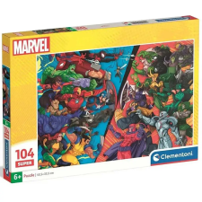 Clementoni Marvel Hősök csatája 104db-os super puzzle - Clementoni puzzle, kirakós