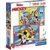 Clementoni Mickey egér és barátai Supercolor 2 az 1-ben puzzle 2x20db-os - Clementoni