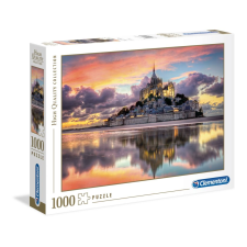 Clementoni Mont-Saint-Michel Franciaország 1000db-os puzzle (39367) (c39367) - Kirakós, Puzzle puzzle, kirakós