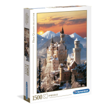 Clementoni Neuschwanstein kastély 1500db-os puzzle (31925) (c31925) puzzle, kirakós