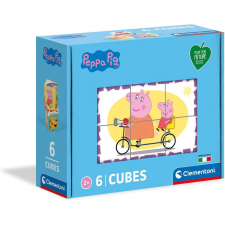 Clementoni Peppa Malac kockakirakó 6db-os szett készségfejlesztő