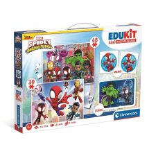 Clementoni Pókember Spidey 4 az 1-ben játékgyűjtemény - Clementoni puzzle, kirakós