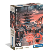 Clementoni Puzzle 500 db High Quality Collection Compact - Kyoto-i éjszaka puzzle, kirakós