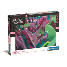 Clementoni Puzzle 500 db - Squid Game (csomagolás sérült) puzzle, kirakós