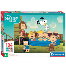 Clementoni Snoopy és barátai 104 db-os Supercolor puzzle – Clementoni puzzle, kirakós