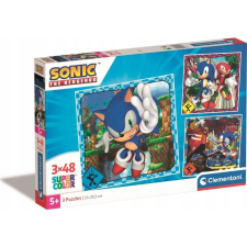 Clementoni Sonic A Sündisznó Doctor Eggman 3x48 db-os Puzzle (GXP-910410) puzzle, kirakós