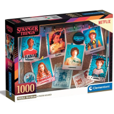 Clementoni Stranger Things 1000 db-os puzzle poszterrel - Clementoni puzzle, kirakós
