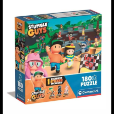 Clementoni : Stumble Guys 1. széria - 180 darabos puzzle ajándék matricával puzzle, kirakós