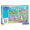 Clementoni Supercolor Peppa malac - 4 az 1-ben puzzle (21516)