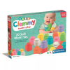 Clementoni Színes Clemmy puha építőkocka szett 20 db-os Clementoni