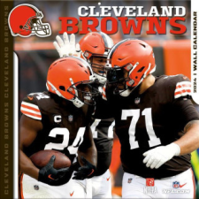  Cleveland Browns 2024 12x12 Team Wall Calendar naptár, kalendárium
