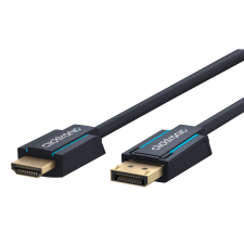 ClickTronic 44924 Displayport 1.2 - HDMI 1.4 Kábel 2m - Fekete (44924) kábel és adapter