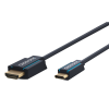 ClickTronic 44929 USB-C 2.0 - HDMI 2.0 Kábel 2m - Fekete (44929)