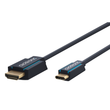 ClickTronic 44929 USB-C 2.0 - HDMI 2.0 Kábel 2m - Fekete (44929) kábel és adapter