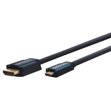 ClickTronic 70330 HDMI 1.4 - Micro HDMI Kábel 5m - Fekete kábel és adapter