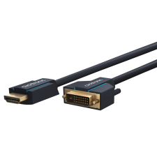 ClickTronic 70344 DVI-D - HDMI 1.4 Kábel 7.5m - Fekete (70344) kábel és adapter