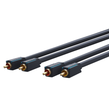 ClickTronic 70381 2x RCA apa - 2x RCA apa Kábel (5m) (70381) kábel és adapter