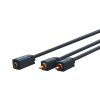 ClickTronic 70493 3.5mm Jack anya - 2x RCA apa Kábel (0.1m) (70493)