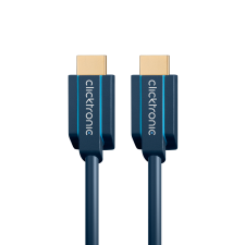 ClickTronic HDMI - HDMI kábel 1.5m Kék kábel és adapter