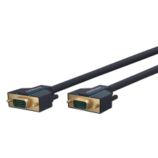 ClickTronic VGA apa - VGA apa Kábel 3m - Kék kábel és adapter