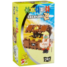 Clics Toys Kalózkincs figurával építőjáték készlet CC023 makett