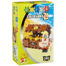 Clics Toys Királyi trón figurával építőjáték készlet CC028 makett