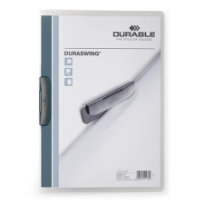 Clip-mappa Durable Duraswing A/4 30 lapig szürke mappa