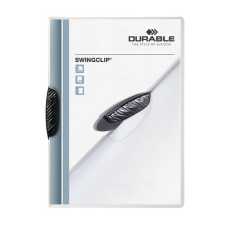 Clip-mappa Durable Swingclip A/4 30 lapig fekete mappa