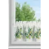 Cloe citrom mintás vitrázs függöny Fehér 30x150 cm