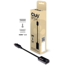 CLUB3D ADA Club3D DisplayPort 1.4 to HDMI 2.0b HDR Active adapter kábel és adapter