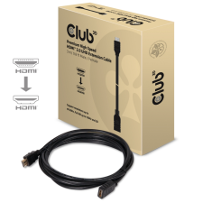 CLUB3D CAC-1321 HDMI (apa - anya) kábel 3m - Fekete kábel és adapter