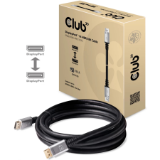 CLUB3D DisplayPort 1.4 HBR3 8K Cable M/M 4m kábel és adapter