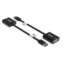 CLUB3D Displayport apa - D-Sub anya aktív adapter kábel és adapter