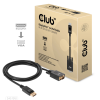 CLUB3D DisplayPort VGA/D-Sub Átalakító Fekete 2m CAC-1012