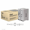 CLUB3D DOC Club3D USB Gen2 Type-C Triple Display DP 1.4 Alt mode + Smart PD Töltődokkoló - 120 Watt PSU