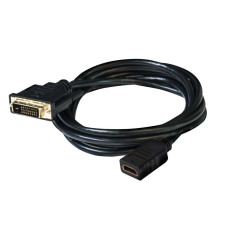 CLUB3D DVI apa - HDMI 1.4 anya kábel 2m Fekete kábel és adapter