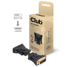 CLUB3D DVI-D - HDMI Passzív adapter Fekete kábel és adapter