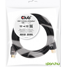 CLUB3D HDMI 2.0 Összekötő Fekete 15m CAC-2314 audió/videó kellék, kábel és adapter