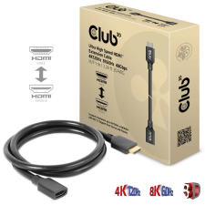 CLUB3D HDMI 2.1 Hosszabbító Fekete 1m CAC-1322 kábel és adapter