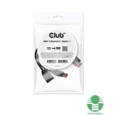 CLUB3D HDMI - Displayport adapter (CAC-2330) kábel és adapter