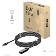  Club3D USB 3.2 Gen1 Active Repeater Cable 5m Black kábel és adapter