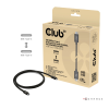 CLUB3D USB 4.0 Type C Összekötő Fekete 1.2m CAC-1570